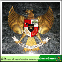 10 Years Experience Huahui Factory Customize Eagle Shape Metal Emblem